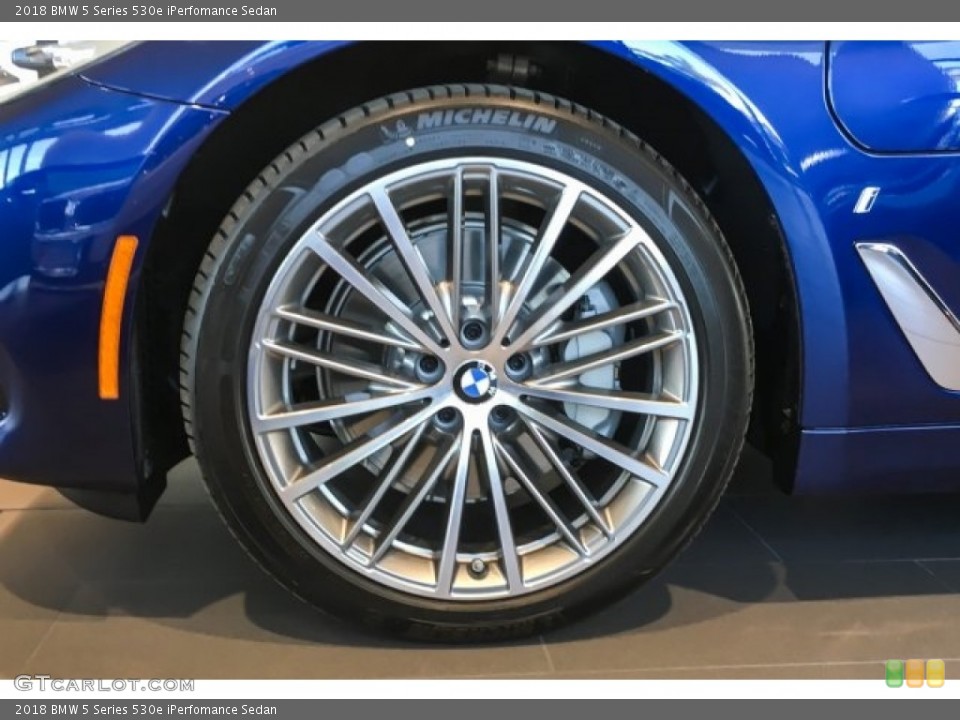 2018 BMW 5 Series 530e iPerfomance Sedan Wheel and Tire Photo #125953965