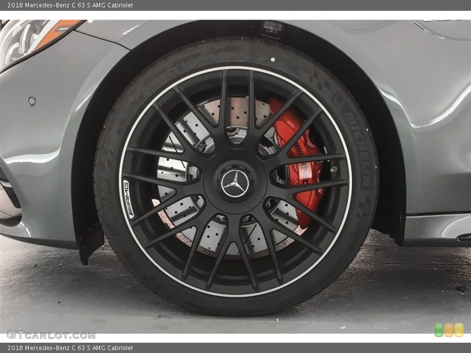2018 Mercedes-Benz C 63 S AMG Cabriolet Wheel and Tire Photo #125983878