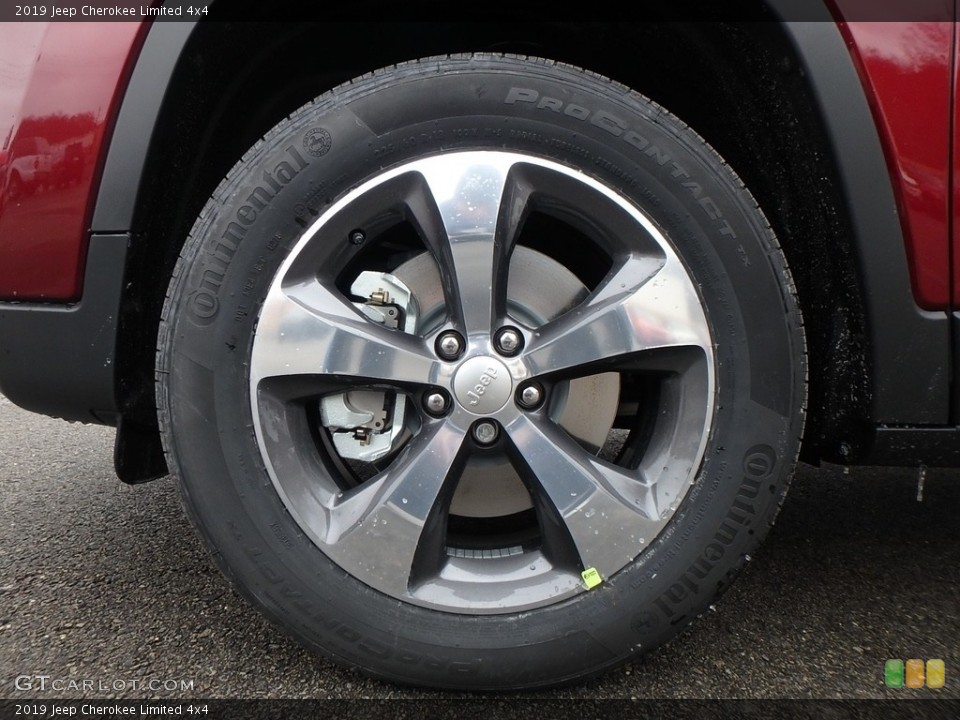 2019 Jeep Cherokee Limited 4x4 Wheel and Tire Photo #126019613