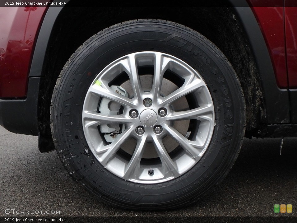 2019 Jeep Cherokee Latitude 4x4 Wheel and Tire Photo #126021689