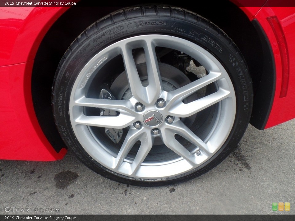 2019 Chevrolet Corvette Stingray Coupe Wheel and Tire Photo #126023042