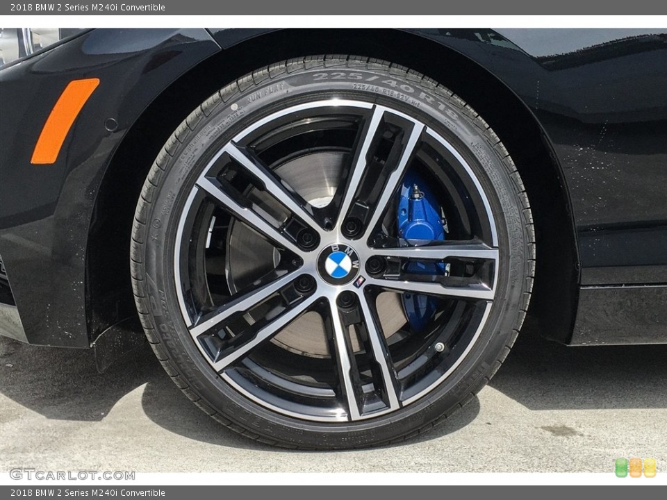 2018 BMW 2 Series M240i Convertible Wheel and Tire Photo #126027179