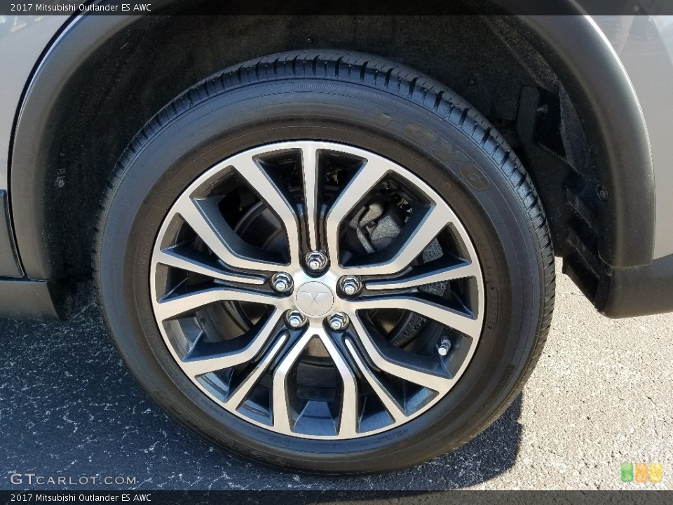2017 Mitsubishi Outlander ES AWC Wheel and Tire Photo #126048476