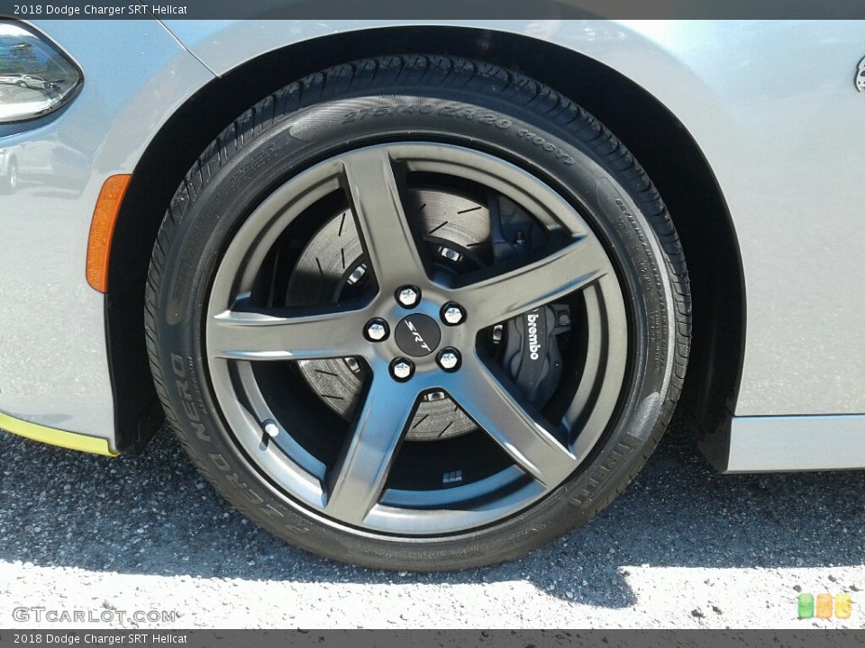 2018 Dodge Charger SRT Hellcat Wheel and Tire Photo #126162363