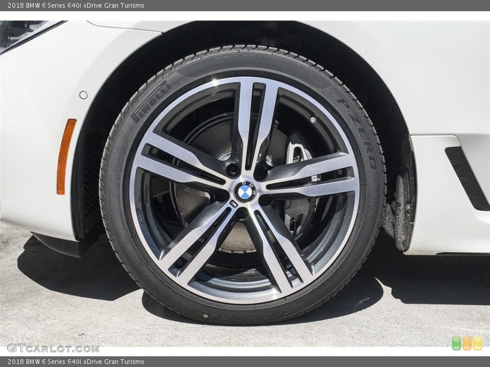 2018 BMW 6 Series 640i xDrive Gran Turismo Wheel and Tire Photo #126198317