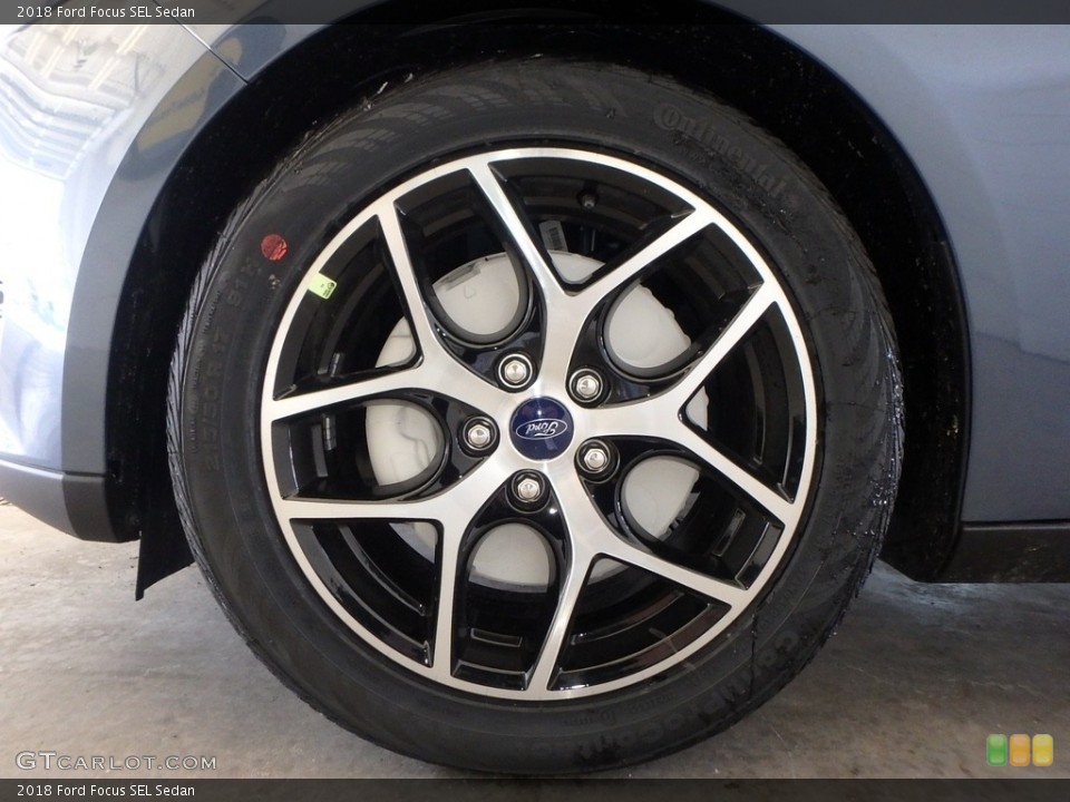 2018 Ford Focus SEL Sedan Wheel and Tire Photo #126224812