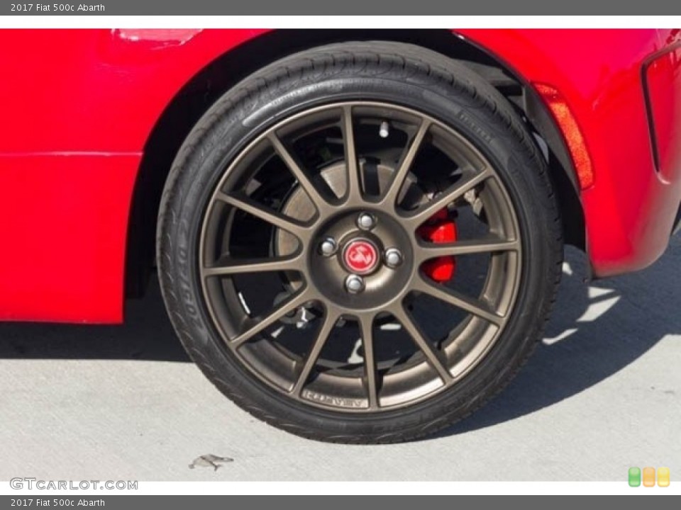 2017 Fiat 500c Abarth Wheel and Tire Photo #126227050