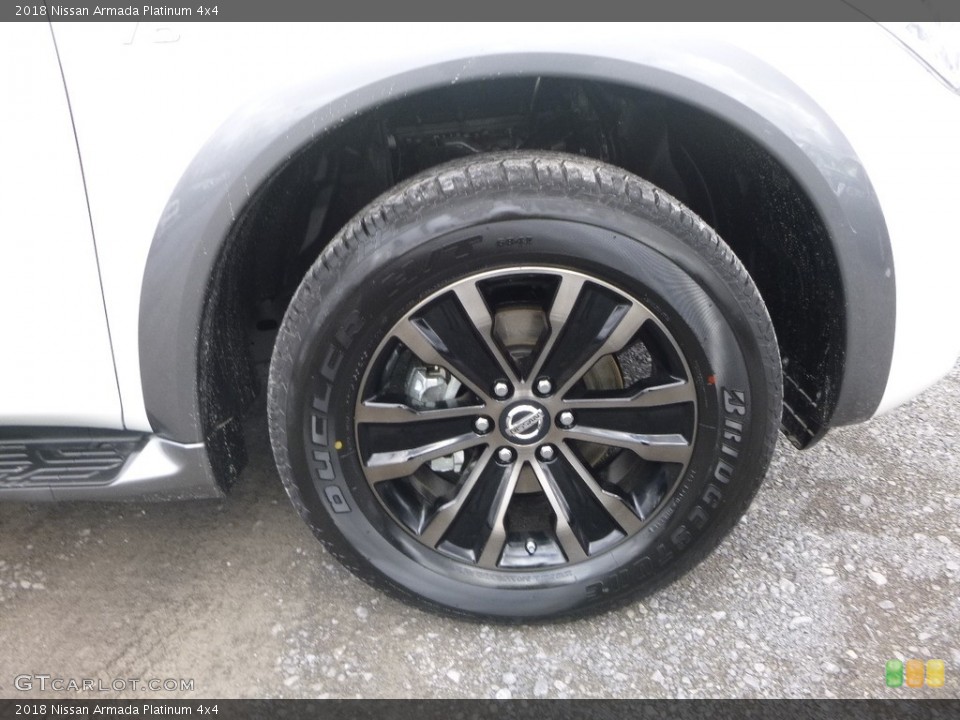 2018 Nissan Armada Platinum 4x4 Wheel and Tire Photo #126230781