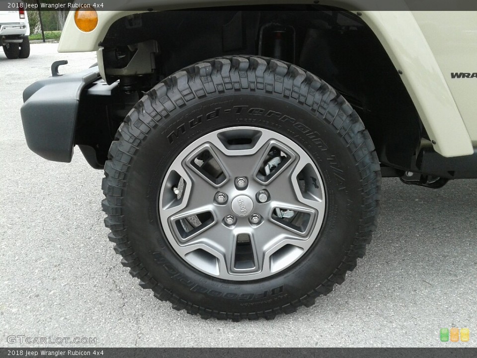 2018 Jeep Wrangler Rubicon 4x4 Wheel and Tire Photo #126241308
