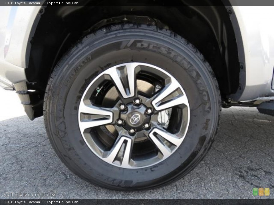 2018 Toyota Tacoma TRD Sport Double Cab Wheel and Tire Photo #126314352