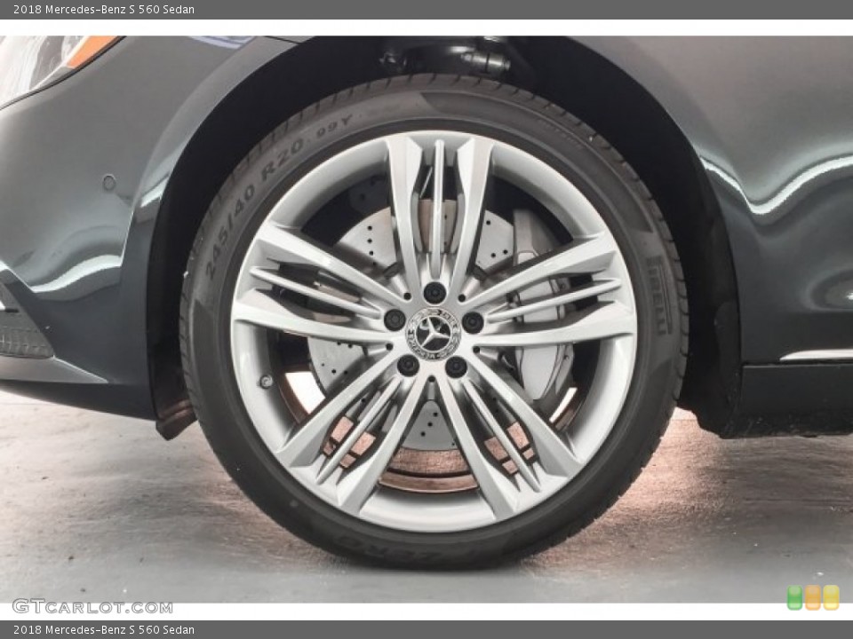 2018 Mercedes-Benz S 560 Sedan Wheel and Tire Photo #126332741