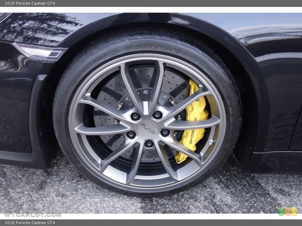 2016 Porsche Cayman GT4 Wheel and Tire Photo #126393189