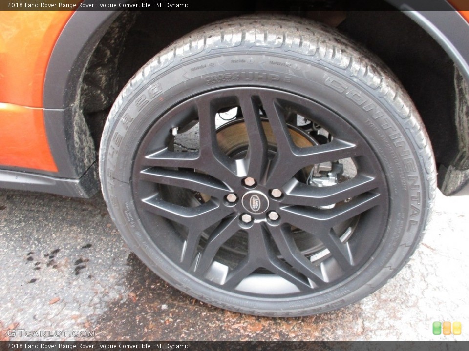 2018 Land Rover Range Rover Evoque Convertible HSE Dynamic Wheel and Tire Photo #126415114