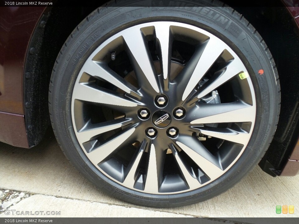 2018 Lincoln MKZ Reserve Wheel and Tire Photo #126420016