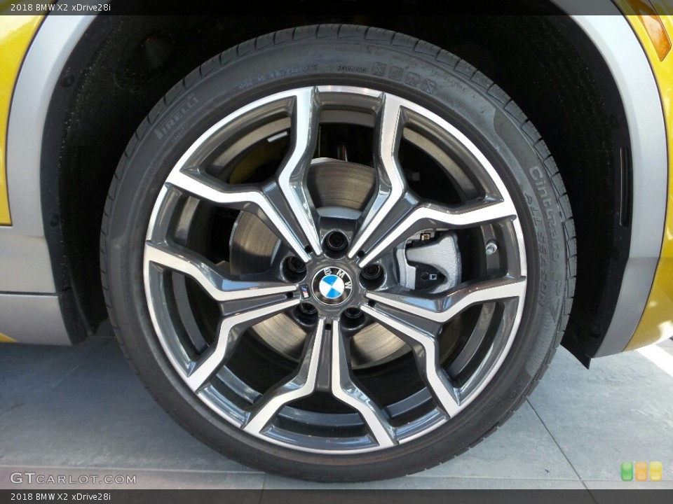 2018 BMW X2 xDrive28i Wheel and Tire Photo #126425821