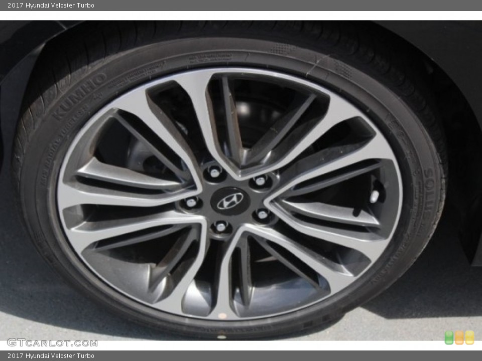 2017 Hyundai Veloster Turbo Wheel and Tire Photo #126431833