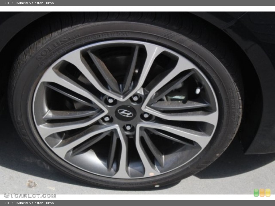 2017 Hyundai Veloster Turbo Wheel and Tire Photo #126431842
