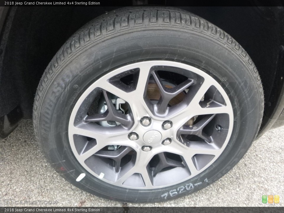 2018 Jeep Grand Cherokee Limited 4x4 Sterling Edition Wheel and Tire Photo #126458079