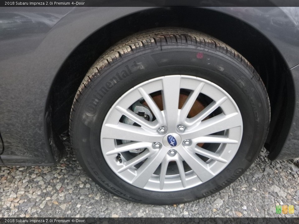 2018 Subaru Impreza 2.0i Premium 4-Door Wheel and Tire Photo #126473486