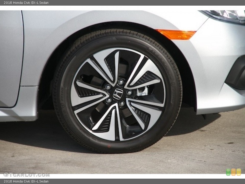 2018 Honda Civic EX-L Sedan Wheel and Tire Photo #126512202