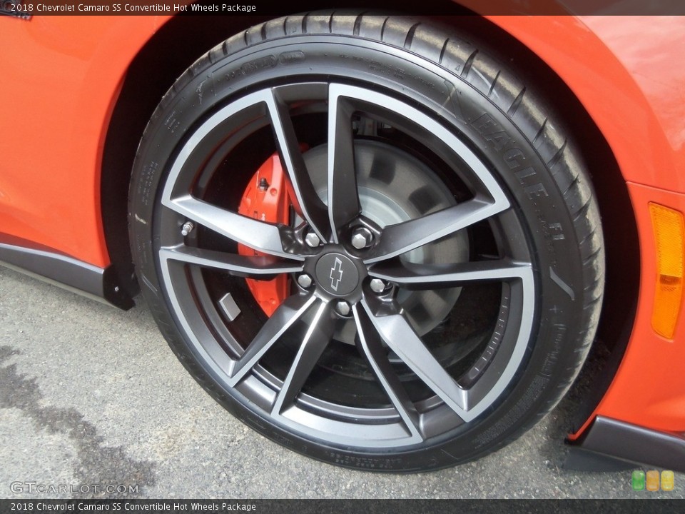 2018 Chevrolet Camaro SS Convertible Hot Wheels Package Wheel and Tire Photo #126578702