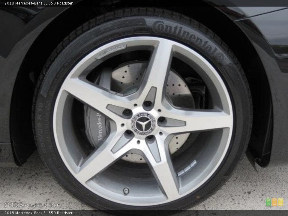 2018 Mercedes-Benz SL 550 Roadster Wheel and Tire Photo #126581855