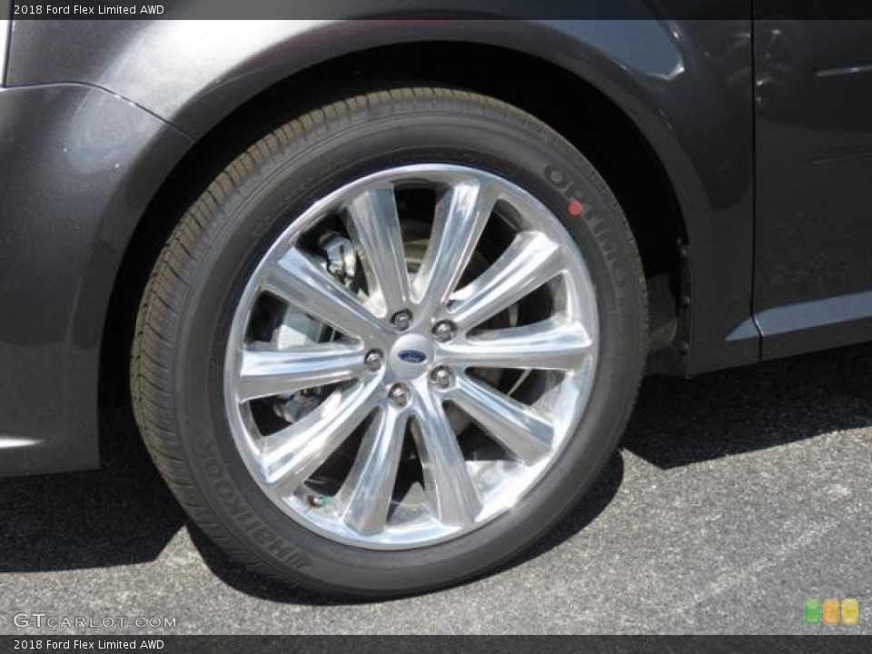 2018 Ford Flex Limited AWD Wheel and Tire Photo #126605120