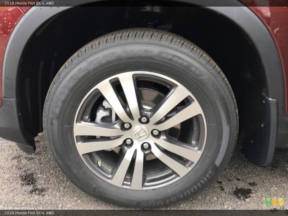 2018 Honda Pilot EX-L AWD Wheel and Tire Photo #126620808