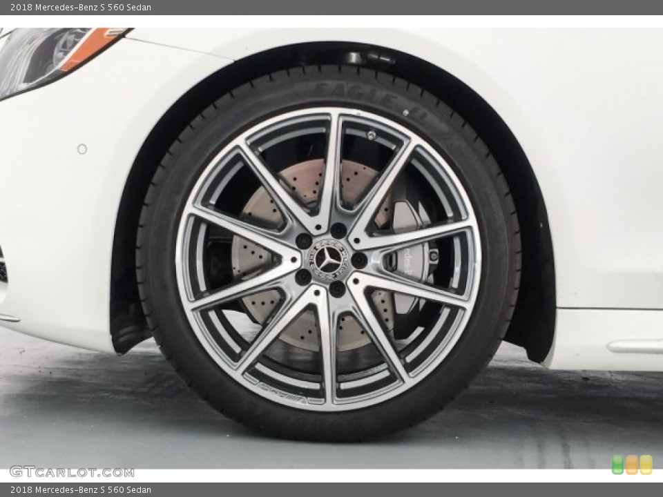 2018 Mercedes-Benz S 560 Sedan Wheel and Tire Photo #126628734