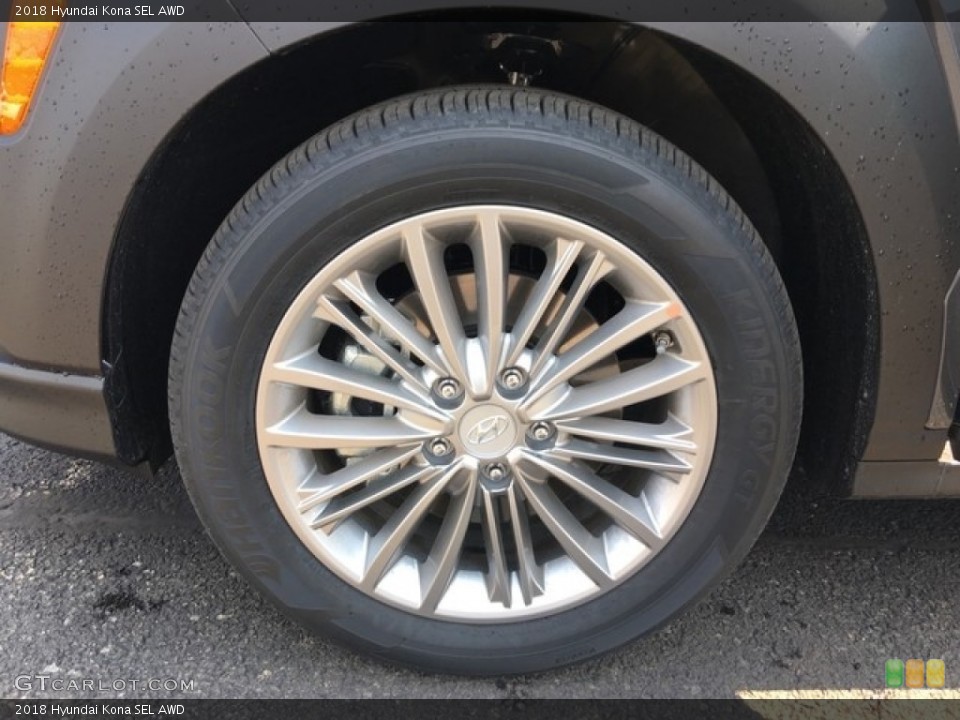 2018 Hyundai Kona SEL AWD Wheel and Tire Photo #126634547