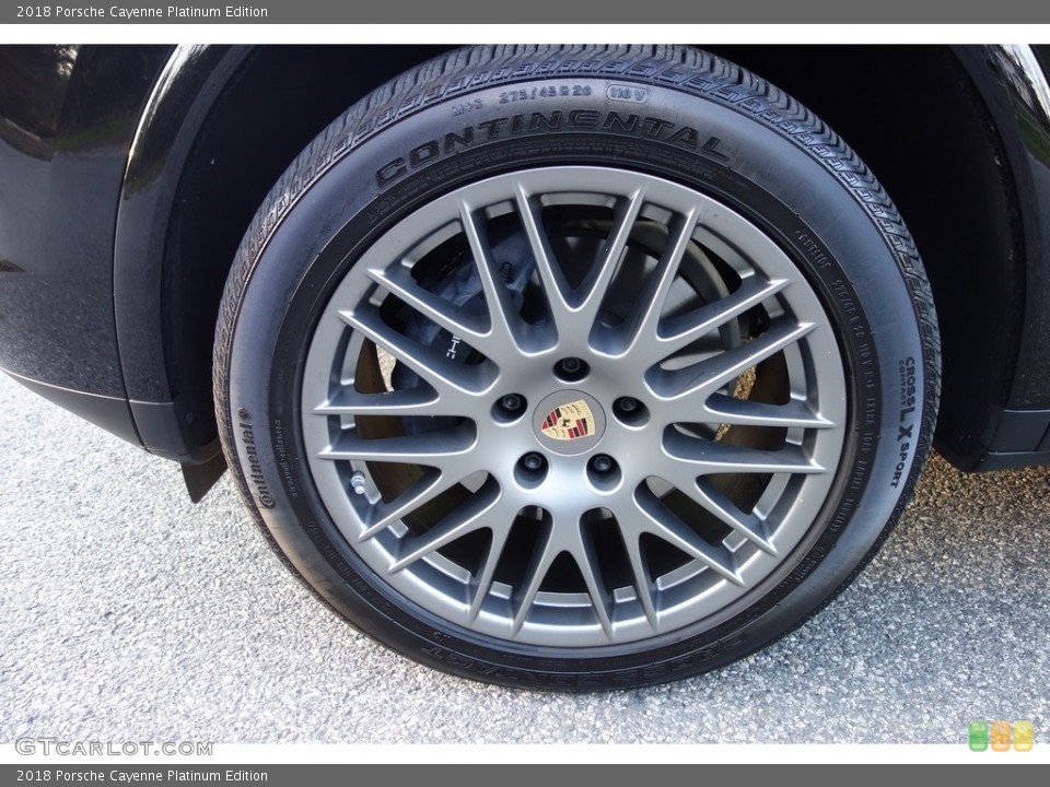 2018 Porsche Cayenne Platinum Edition Wheel and Tire Photo #126705692