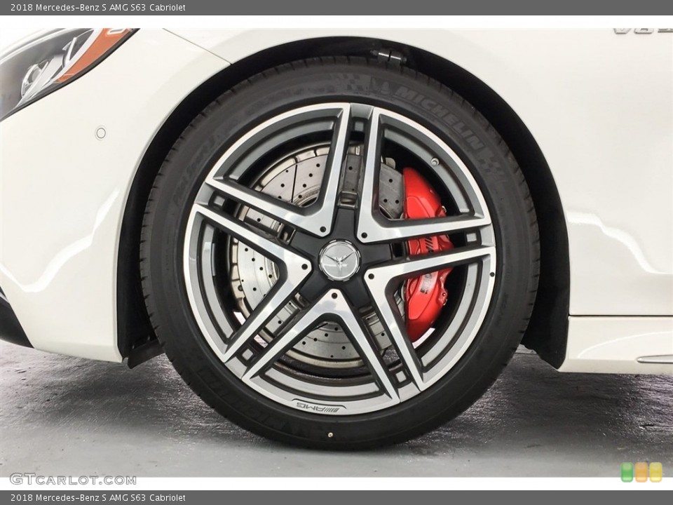 2018 Mercedes-Benz S AMG S63 Cabriolet Wheel and Tire Photo #126724134