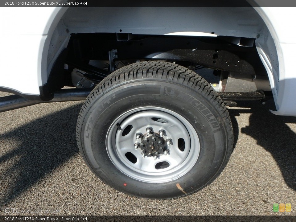2018 Ford F250 Super Duty XL SuperCab 4x4 Wheel and Tire Photo #126744996