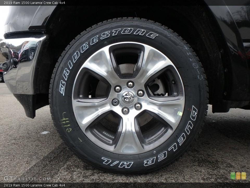 2019 Ram 1500 Laramie Crew Cab 4x4 Wheel and Tire Photo #126754749