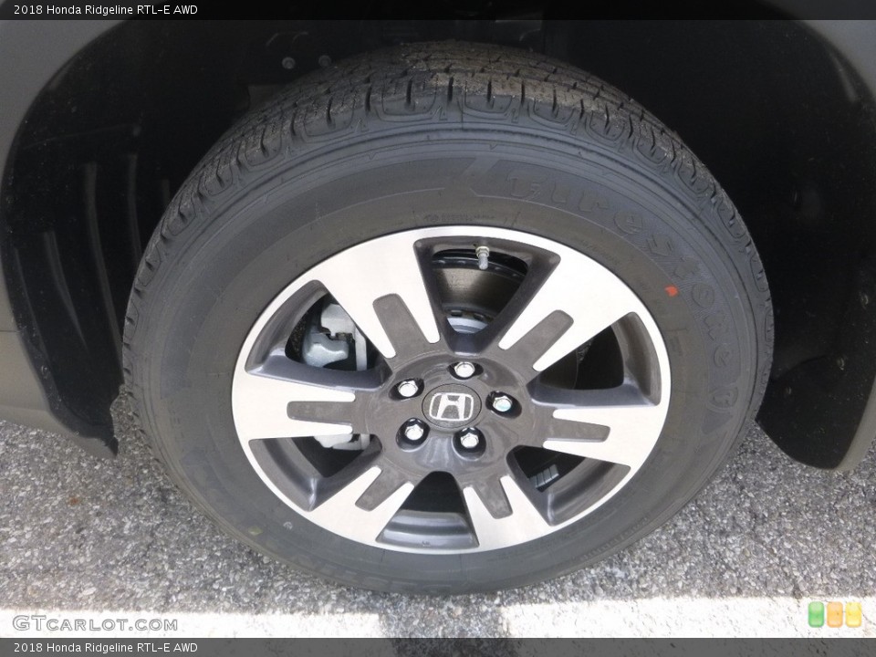 2018 Honda Ridgeline RTL-E AWD Wheel and Tire Photo #126780110
