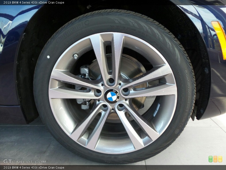 2019 BMW 4 Series 430i xDrive Gran Coupe Wheel and Tire Photo #126782576