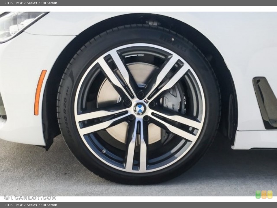 2019 BMW 7 Series 750i Sedan Wheel and Tire Photo #126813107