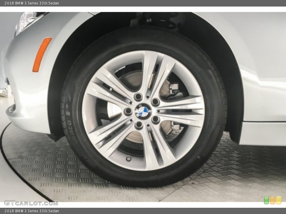 2018 BMW 3 Series 330i Sedan Wheel and Tire Photo #126814133