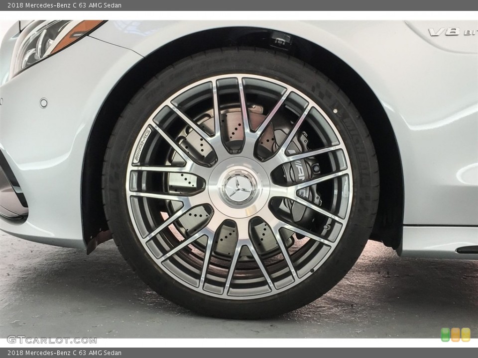 2018 Mercedes-Benz C 63 AMG Sedan Wheel and Tire Photo #126838673