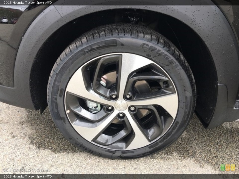 2018 Hyundai Tucson Sport AWD Wheel and Tire Photo #126845738