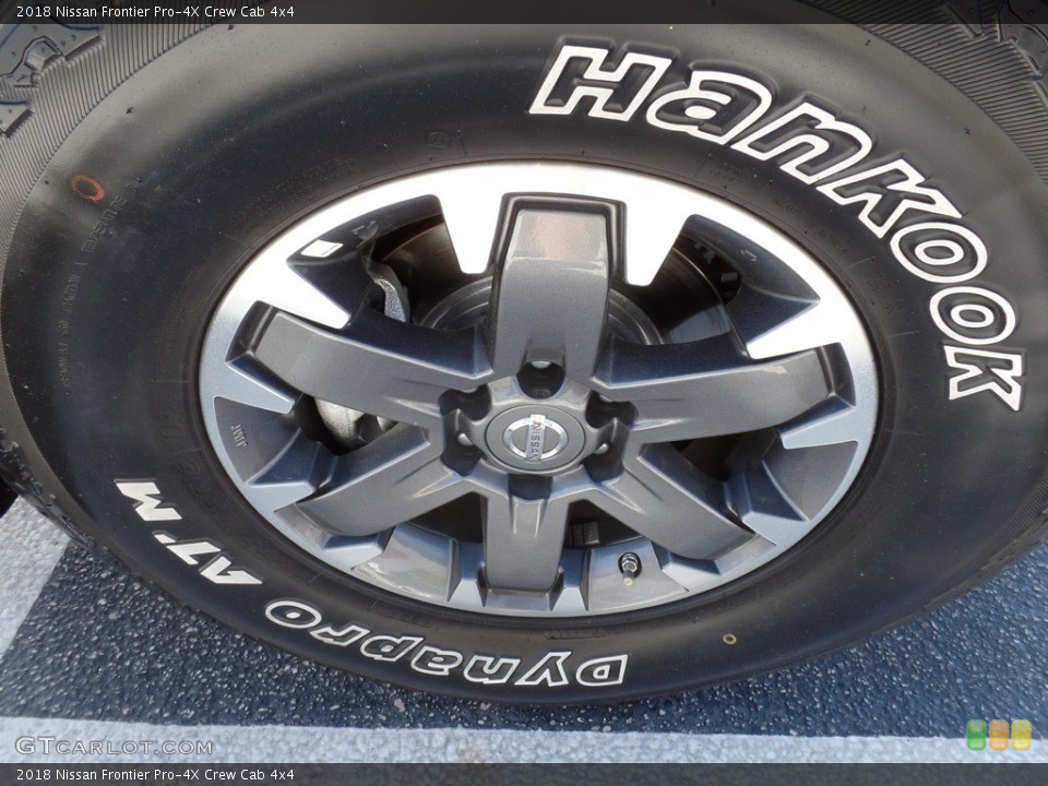 2018 Nissan Frontier Pro-4X Crew Cab 4x4 Wheel and Tire Photo #126907734