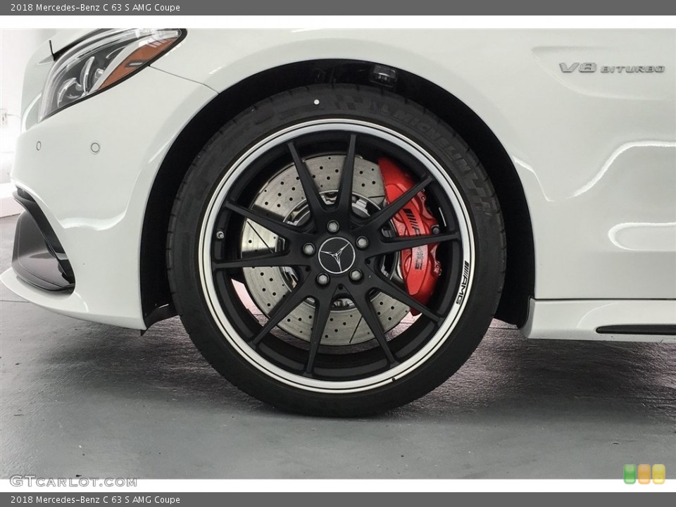 2018 Mercedes-Benz C 63 S AMG Coupe Wheel and Tire Photo #126991259