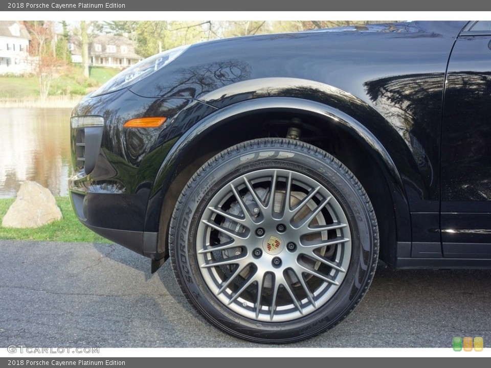 2018 Porsche Cayenne Platinum Edition Wheel and Tire Photo #127068804