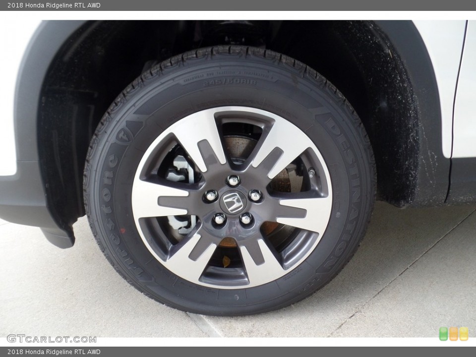 2018 Honda Ridgeline RTL AWD Wheel and Tire Photo #127094521