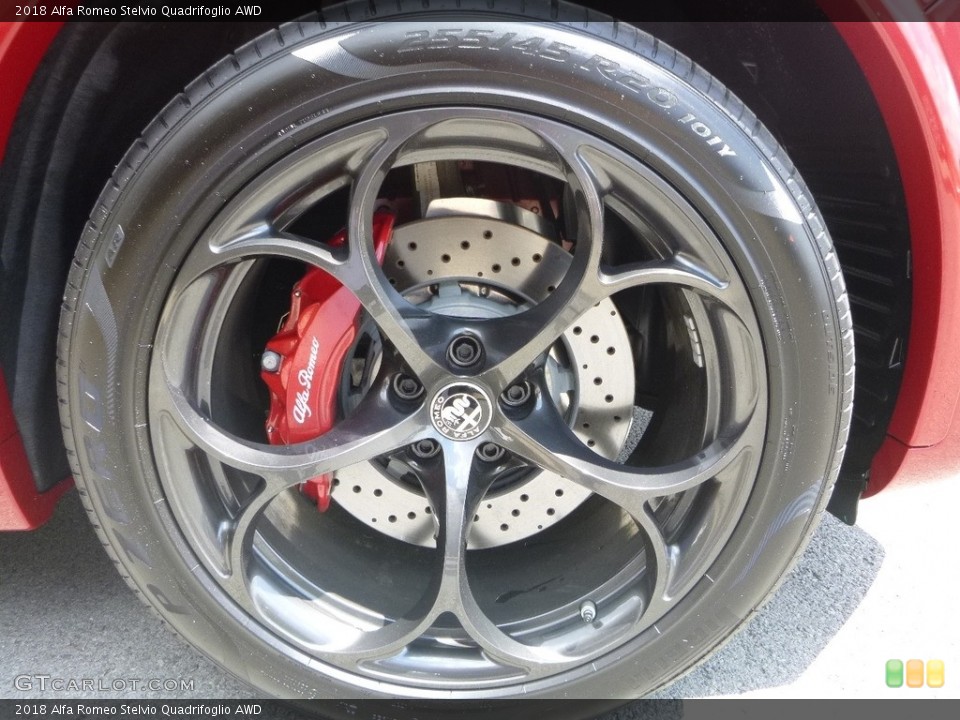 2018 Alfa Romeo Stelvio Quadrifoglio AWD Wheel and Tire Photo #127119754