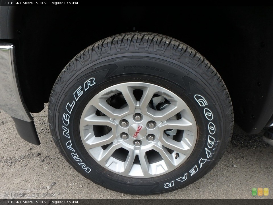 2018 GMC Sierra 1500 SLE Regular Cab 4WD Wheel and Tire Photo #127147214