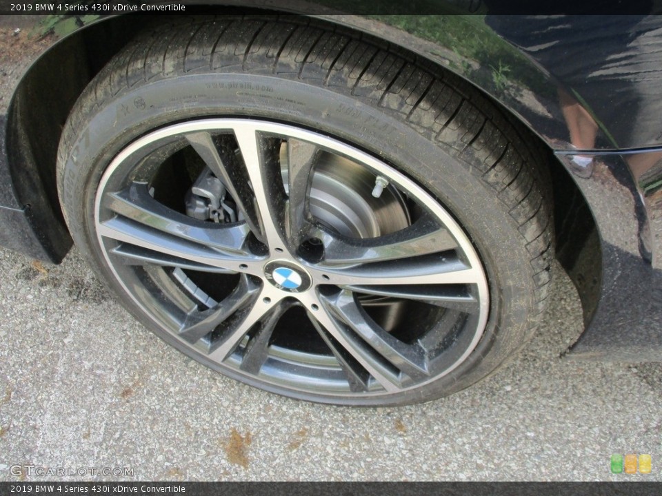 2019 BMW 4 Series 430i xDrive Convertible Wheel and Tire Photo #127231343