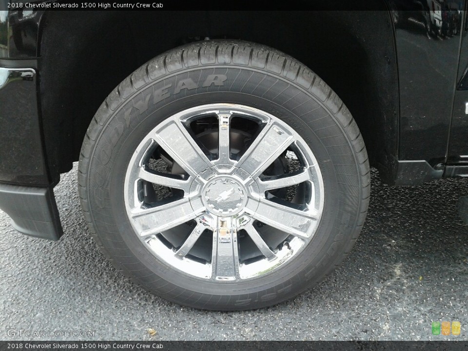 2018 Chevrolet Silverado 1500 High Country Crew Cab Wheel and Tire Photo #127250881