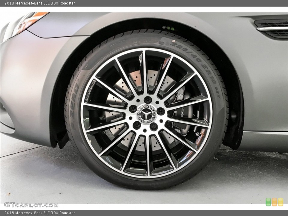 2018 Mercedes-Benz SLC 300 Roadster Wheel and Tire Photo #127265607