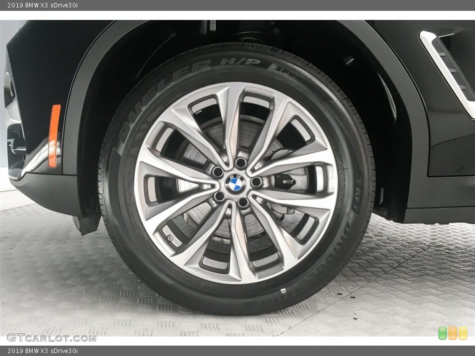 2019 BMW X3 sDrive30i Wheel and Tire Photo #127319672